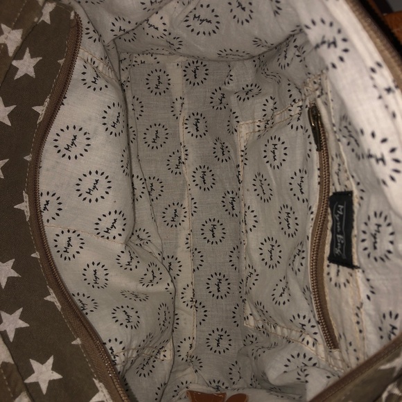 green Myra star tote bag - Picture 6 of 7